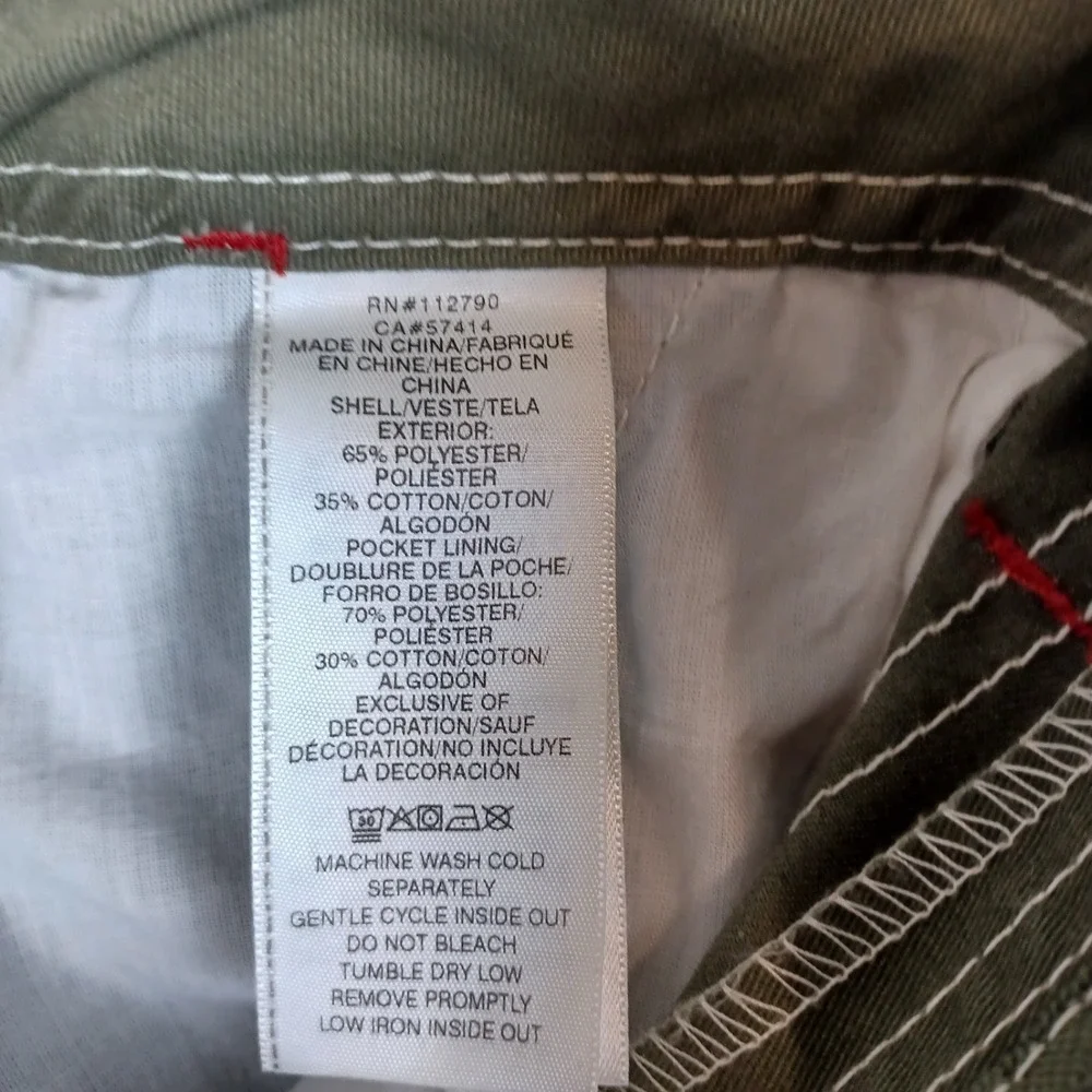 True Religion  Cargo Pants Mens 31 Olive Green Utility 34x32